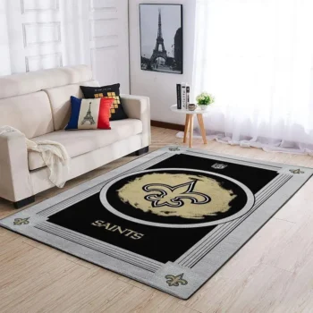 New Orleans Saints Nfl Team Logo Area Rugs Living Room Carpet Rug Regtangle Carpet Floor Decor Home Decor 0