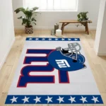 New York Giants Helmet Nfl Logo Area Rug For Gift Bedroom Rug Us Gift 0