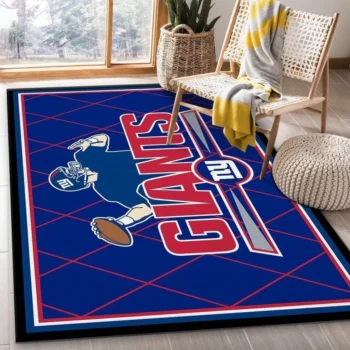 New York Giants Nfl 1 Area Rug Living Room And Bed Room Rug Rug Regtangle Carpet Floor Decor Home Decor 0