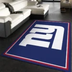 New York Giants Nfl 24 Area Rug Living Room And Bed Room Rug Rug Regtangle Carpet Floor Decor Home Decor 0