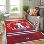 New York Giants Nfl Area Rugs Retro Style Living Room Carpet Team Logo Sports Rug Regtangle Carpet Floor Decor Home Decor 0
