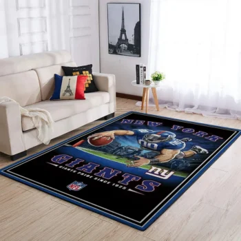 New York Giants Nfl Team Pride Rectangle Area Rug Area Rug Living Room Carpet Rug Regtangle Carpet Floor Decor Home Decor 0