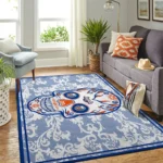 New York Islanders Nhl Area Rugs Skull Flower Style Living Room Carpet Sports Rug Regtangle Carpet Floor Decor Home Decor 0