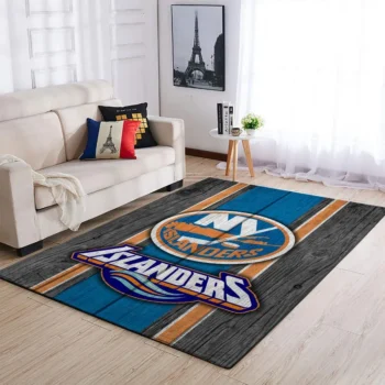 New York Islanders Nhl Area Rugs Team Logo Living Room Carpet Sports Rug Regtangle Carpet Floor Decor Home Decor 0