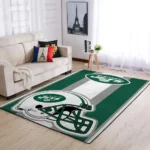 New York Jets Nfl Area Rugs Team Logo Helmet Living Room Carpet Sports Rug Regtangle Carpet Floor Decor Home Decor 0