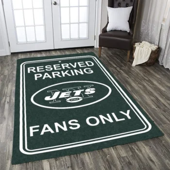 New York Jets Parking Sign Dhcld1109 Rug Living Room Rug Home Decor 0