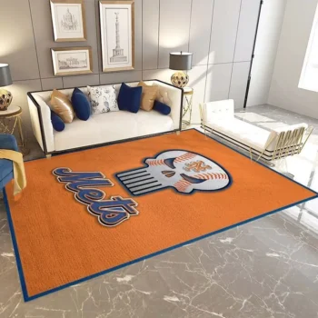 New York Mets Mlb 13 Area Rug Living Room And Bed Room Rug Rug Regtangle Carpet Floor Decor Home Decor 0