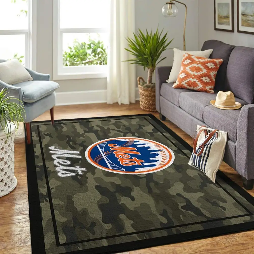 New York Mets Mlb Area Rugs Camo Style Living Room Carpet Team Logo Home Rug Regtangle Carpet Floor Decor Home Decor 0 New York Mets Mlb Area Rugs Camo Style Living Room Carpet Team Logo Home Rug Regtangle Carpet Floor Decor Home Decor 0