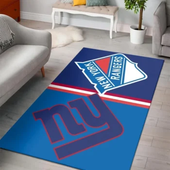 New York Rangers Area Rugs Nhl Hockey Living Room Carpet Team Logo Floor Home Decor 4 Rug Regtangle Carpet Floor Decor Home Decor 0