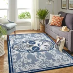 New York Yankees Mlb Area Rugs Team Logo Skull Style Living Room Carpet Sports Rug Regtangle Carpet Floor Decor Home Decor 0