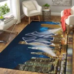 New York Yankees Mlb Baseball Area Rug Baseball Rug Regtangle Carpet Floor Decor Home Decor V11253 0