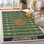 Nfl Fans Clemson Tigers Home Field Area Rug Living Room And Bed Room Rug Rug Regtangle Carpet Floor Decor Home Decor 0