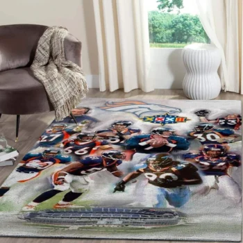 Nfl Football Denver Broncos Rug Area Rug Home Decor Homebeautyus Rug Regtangle Carpet Floor Decor Home Decor 0