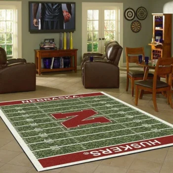 Nfl Football Fans Nebraska Cornhuskers Home Field Area Rug Football Home Decor Homebeautyus Rug Regtangle Carpet Floor Decor Home Decor 0