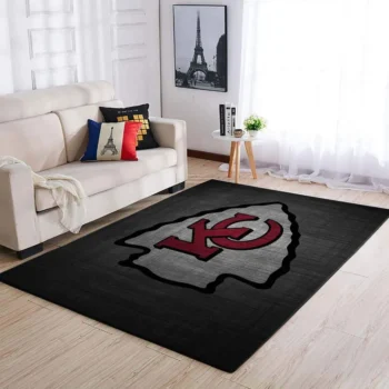 Nfl Team Kansas City Chiefs Area Rug Football Home Decor Homebeautyus Rug Regtangle Carpet Floor Decor Home Decor 0