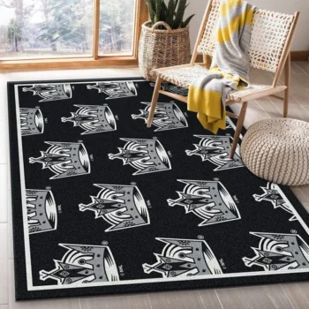 Nhl Repeat Los Angeles Kings Area Rug Living Room And Bed Room Rug Rug Regtangle Carpet Floor Decor Home Decor 0