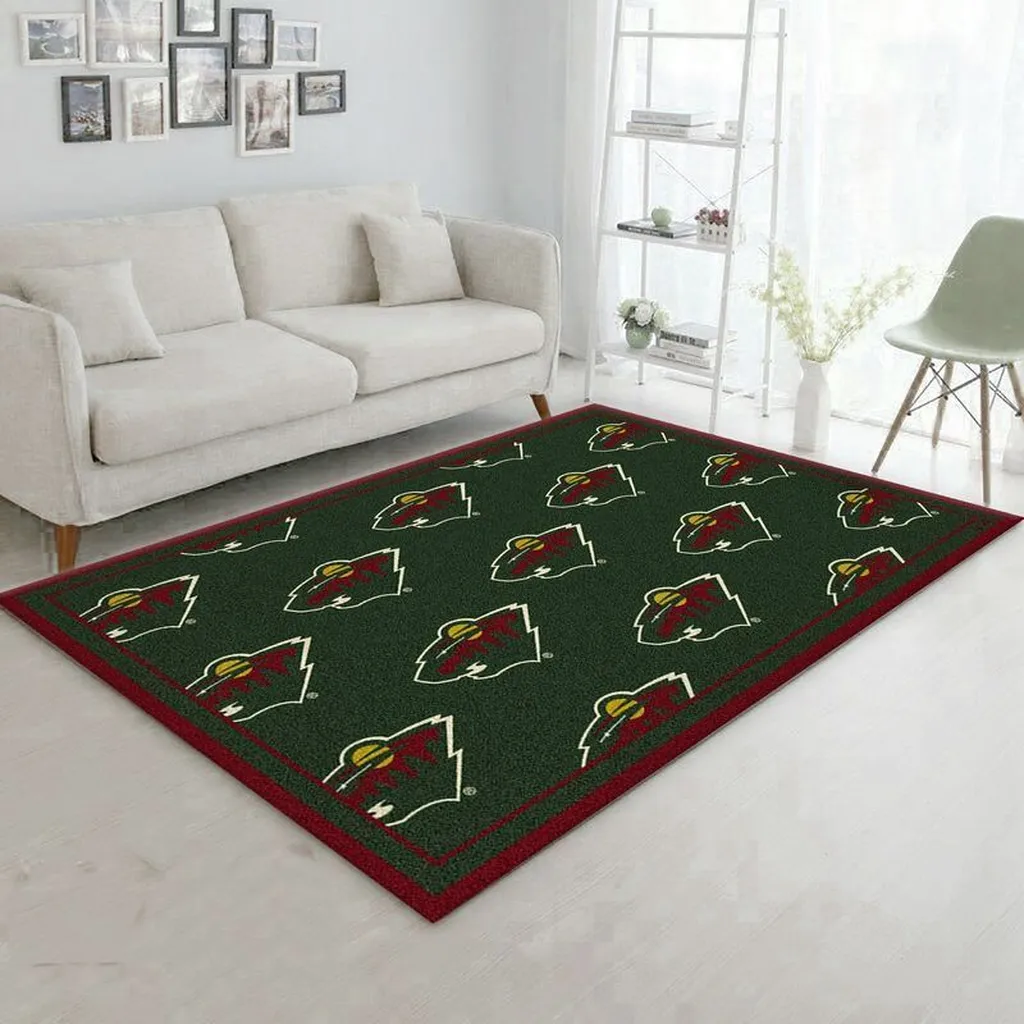 Nhl Repeat Minnesota Wild Area Rug Living Room And Bed Room Rug Rug Regtangle Carpet Floor Decor Home Decor 0 Nhl Repeat Minnesota Wild Area Rug Living Room And Bed Room Rug Rug Regtangle Carpet Floor Decor Home Decor 0