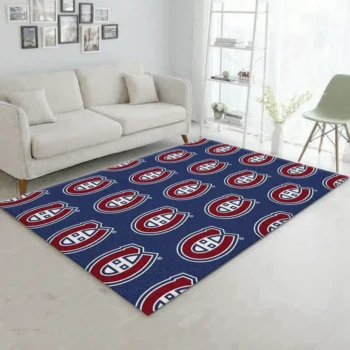 Nhl Repeat Montreal Canadians Area Rug Living Room And Bed Room Rug Rug Regtangle Carpet Floor Decor Home Decor 0