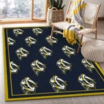 Nhl Repeat Nashville Predators Area Rug Living Room And Bed Room Rug Rug Regtangle Carpet Floor Decor Home Decor 0