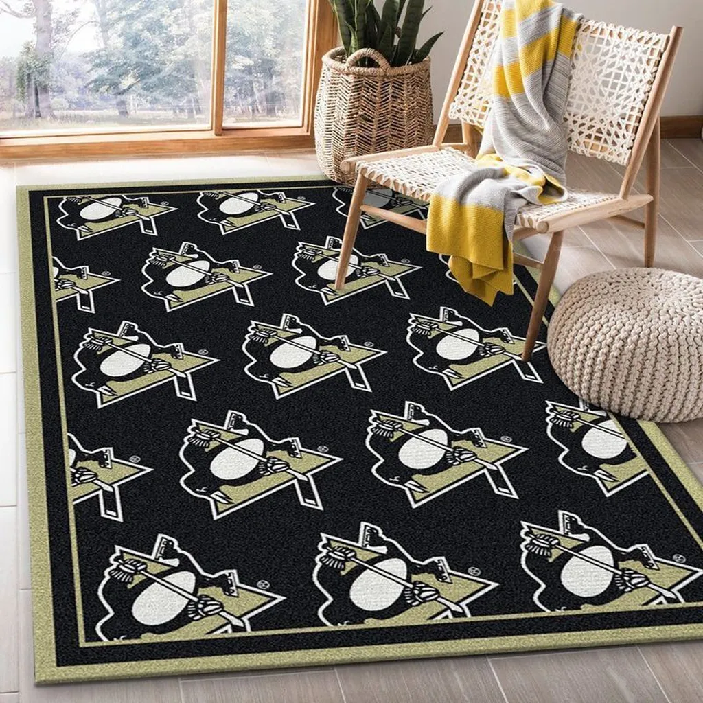 Nhl Repeat Pittsburgh Penguins Area Rug Living Room And Bed Room Rug Rug Regtangle Carpet Floor Decor Home Decor 0 Nhl Repeat Pittsburgh Penguins Area Rug Living Room And Bed Room Rug Rug Regtangle Carpet Floor Decor Home Decor 0