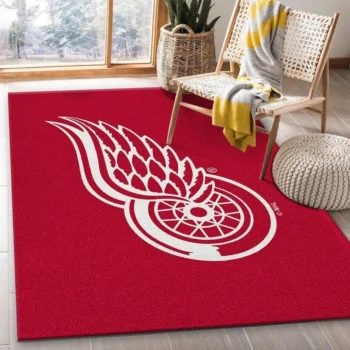 Nhl Spirit Detroit Redwings 1 Area Rug Living Room And Bed Room Rug Rug Regtangle Carpet Floor Decor Home Decor 0
