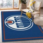 Nhl Spirit Edmonton Oilers Area Rug Living Room And Bed Room Rug Rug Regtangle Carpet Floor Decor Home Decor 0