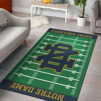 Notre Dame Fighting Irish Home Field Area Rug Football Team Logo Carpet Living Room Rugs Rug Regtangle Carpet Floor Decor Home Decor V17231 0