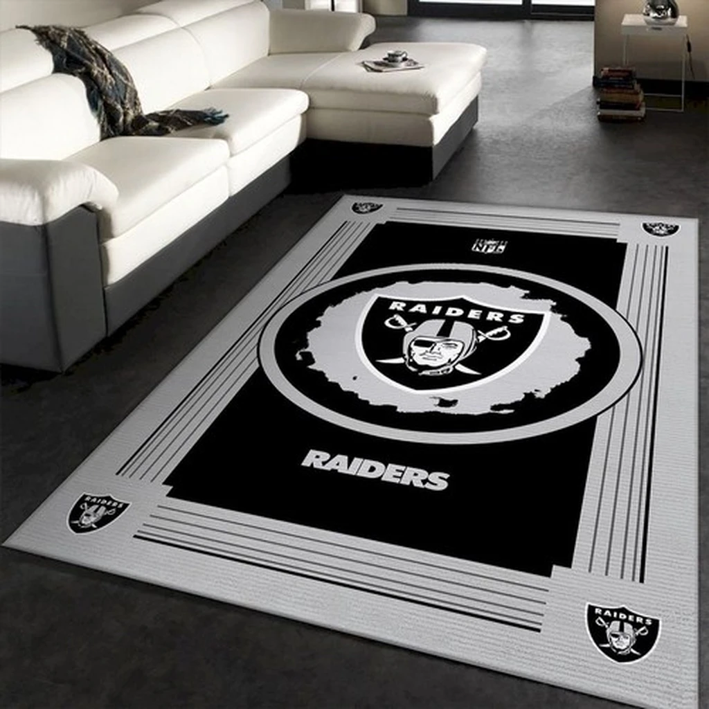 Oakland Raiders Nfl Logo Style Rug Room Carpet Custom Area Floor Home 0 Oakland Raiders Nfl Logo Style Rug Room Carpet Custom Area Floor Home 0