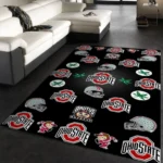 Ohio State Buckeyes Ncaa 4 Area Rug Living Room And Bed Room Rug Rug Regtangle Carpet Floor Decor Home Decor 0
