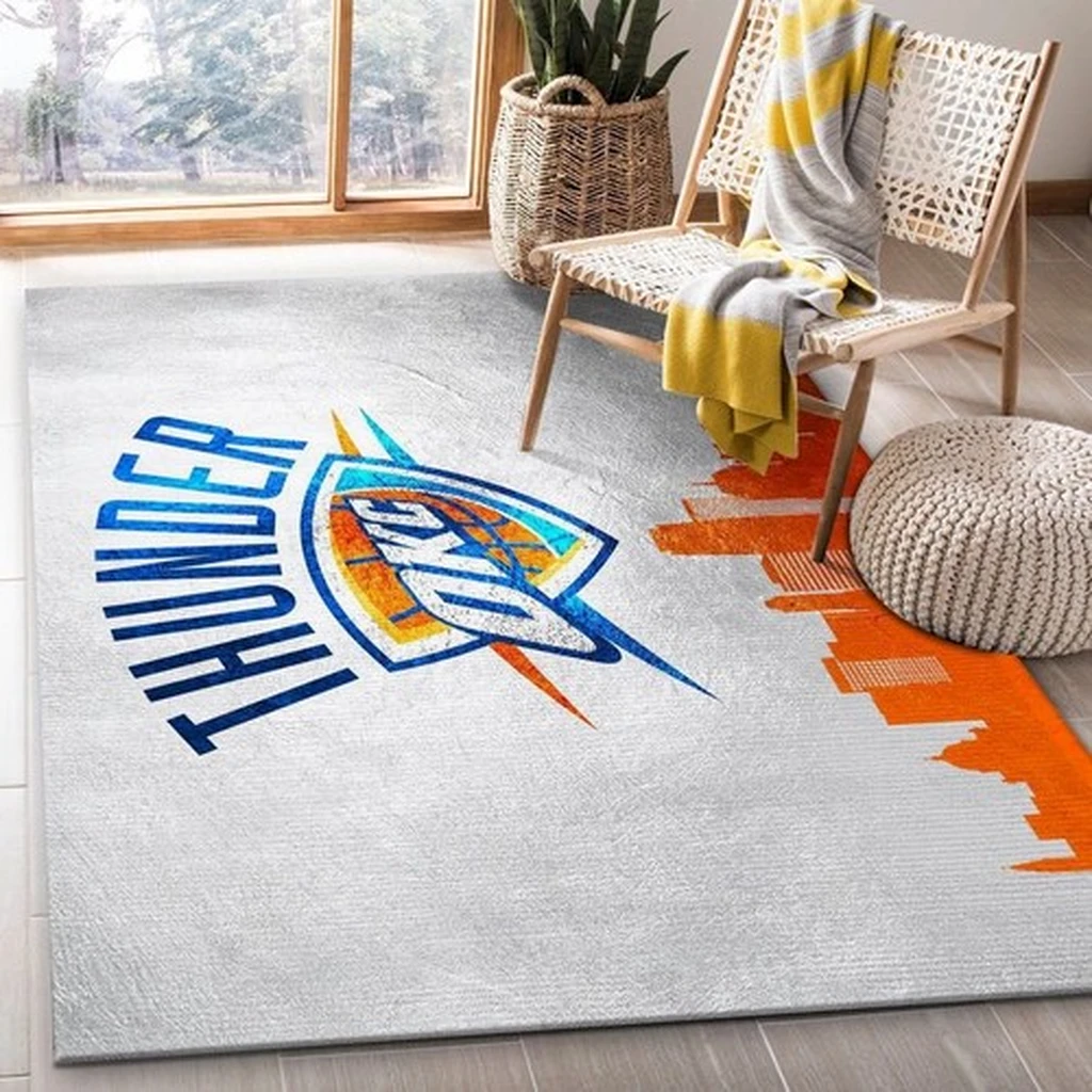Oklahoma City Thunder Nba Team Logo Area Rug Living Room Rug Home De 0 Oklahoma City Thunder Nba Team Logo Area Rug Living Room Rug Home De 0