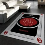 Oklahoma Sooners Ncaa Team Logo Nice Gift Home Decor Rectangle Area Ru 0