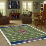 Ole Miss Rebels Home Field Area Rugs Mississippi Football Team Logo Carpet Living Room Rugs Floor Home Decor F102149 0