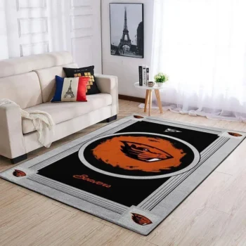 Oregon State Beavers Area Rugs Ncaa Football Basketball Living Room Carpet Team Logo Floor Home Decor 200303113 0