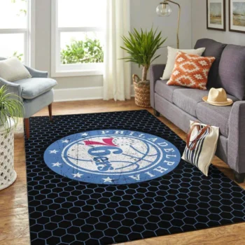 Philadelphia 76ers Nba Area Rugs Living Room Carpet Christmas Gift Rug Regtangle Carpet Floor Decor Home Decor V11125 0