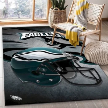 Philadelphia Eagles Nfl Team Logo Helmet Style Nice Gift Home Decor Re 0