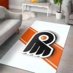Philadelphia Flyers Area Rug Nhl Ice Hockey Team Logo Carpet Living Room Rugs Rug Regtangle Carpet Floor Decor Home Decor V1298 0
