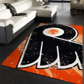 Philadelphia Flyers Nhl 4 Area Rug Living Room And Bed Room Rug Rug Regtangle Carpet Floor Decor Home Decor 0