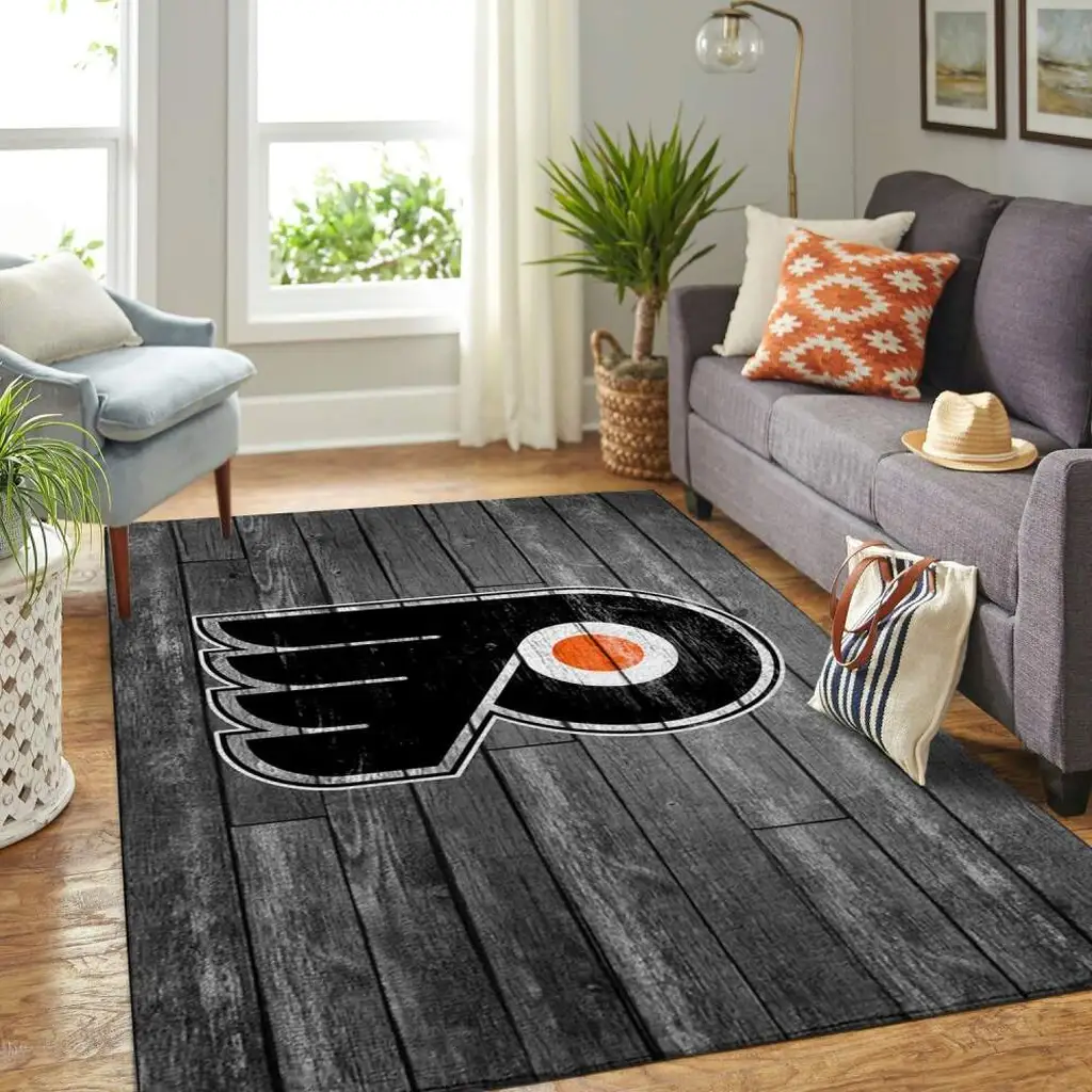Philadelphia Flyers Nhl Team Logo Grey Area Rugs Wooden Style Living Room Carpet Sports Rug Regtangle Carpet Floor Decor Home Decor 0 Philadelphia Flyers Nhl Team Logo Grey Area Rugs Wooden Style Living Room Carpet Sports Rug Regtangle Carpet Floor Decor Home Decor 0