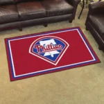 Philadelphia Phillies Mlb Baseball Area Rug Baseball Rug Regtangle Carpet Floor Decor Home Decor V5078 0