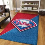 Philadelphia Phillies Mlb Baseball Area Rug Baseball Rug Regtangle Carpet Floor Decor Home Decor V5079 0