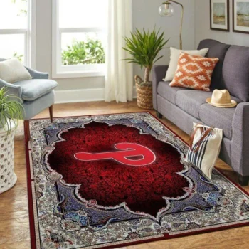 Philadelphia Phillies Mlb Baseball Area Rug Baseball Rug Regtangle Carpet Floor Decor Home Decor V5081 0