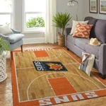 Phoenix Suns Area Rug Nba Basketball Team Logo Carpet Living Room Rugs Rug Regtangle Carpet Floor Decor Home Decor V4263 0