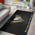 Pittsburgh Penguins Area Rugs Nhl Hockey Living Room Carpet Team Logo Floor Home Decor 2002206 Rug Regtangle Carpet Floor Decor Home Decor 0
