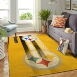 Pittsburgh Steelers Area Rug Nfl Football Team Logo Carpet Living Room Rugs Rug Regtangle Carpet Floor Decor Home Decor V1302 0