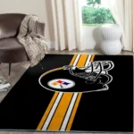 Pittsburgh Steelers Area Rug Nfl Football Team Logo Carpet Living Room Rugs Rug Regtangle Carpet Floor Decor Home Decor V1304 0