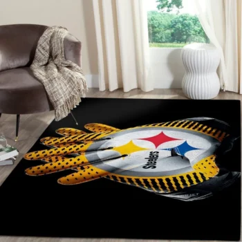 Pittsburgh Steelers Area Rug Nfl Football Team Logo Carpet Living Room Rugs Rug Regtangle Carpet Floor Decor Home Decor V1310 0
