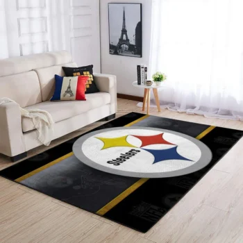 Pittsburgh Steelers Area Rug Nfl Football Team Logo Carpet Living Room Rugs Rug Regtangle Carpet Floor Decor Home Decor V1311 0