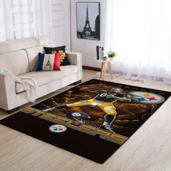 Pittsburgh Steelers Area Rug Nfl Football Team Logo Carpet Living Room Rugs Rug Regtangle Carpet Floor Decor Home Decor V1317 0