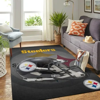 Pittsburgh Steelers Nfl Area Rugs Team Logo Helmet Living Room Carpet Sports Rug Regtangle Carpet Floor Decor Home Decor 0