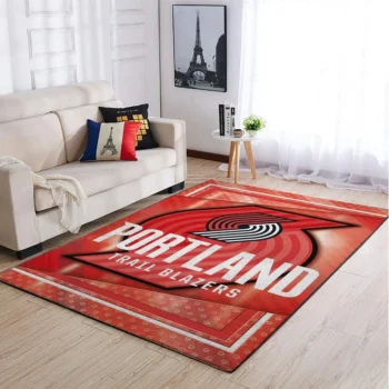Portland Trailblazers Nba Area Rugs Team Logo Living Room Carpet Sports Rug Regtangle Carpet Floor Decor Home Decor 0
